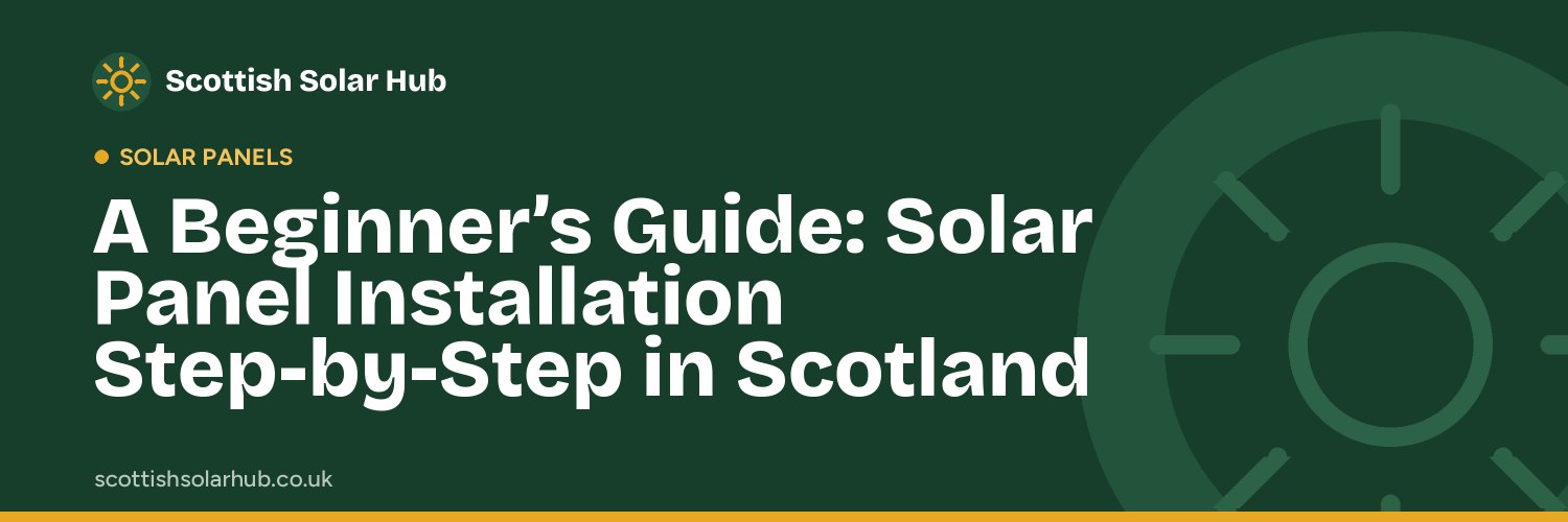 Solar panel installation process on a Scottish home roof